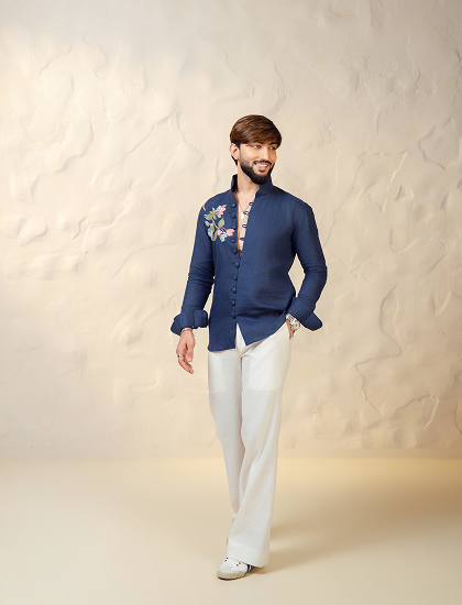 Handcrafted Cotton Linen Shirt