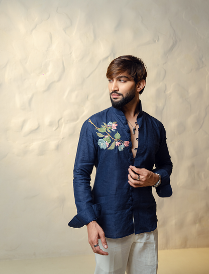 Handcrafted Cotton Linen Shirt